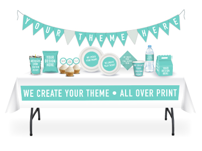 Custom Party Supplies REQUEST YOUR THEME