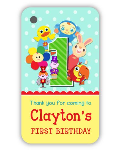 BabyFirst TV Favorites Party Personalized Favor Tags