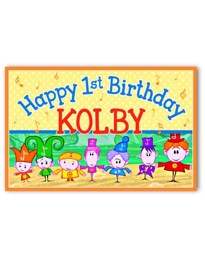 BabyFirst Notekins Personalized Party Posters