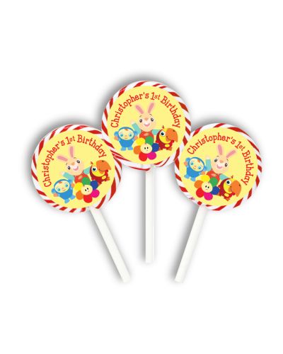 BabyFirst TV Favorites Party Personalized Lollipop Favors
