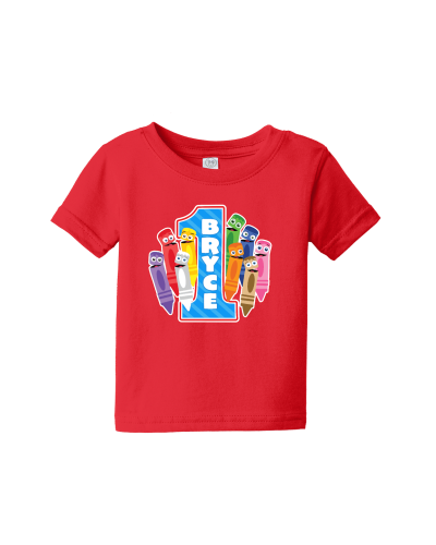 BabyFirst TV ColorCrew Personalized Birthday Shirt
