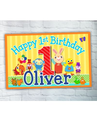BabyFirst TV Personalized Birthday Party Signs