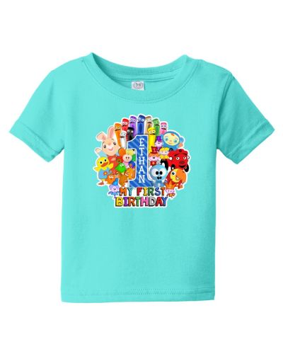 BabyFirst TV Favorites Personalized Birthday Shirt