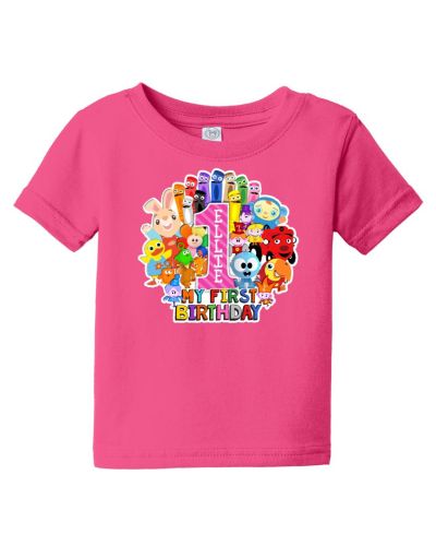 BabyFirst TV TV Favorites Personalized Birthday Shirt for Girls