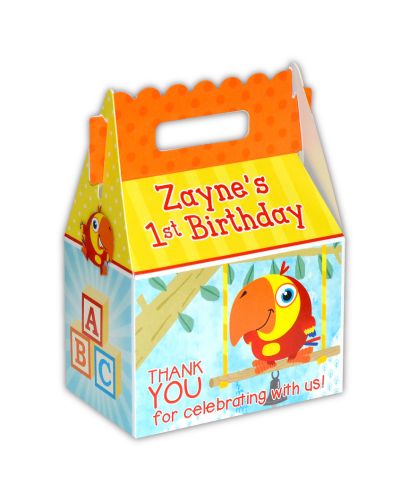 VocabuLarry Party Personalized Gable Favor Box