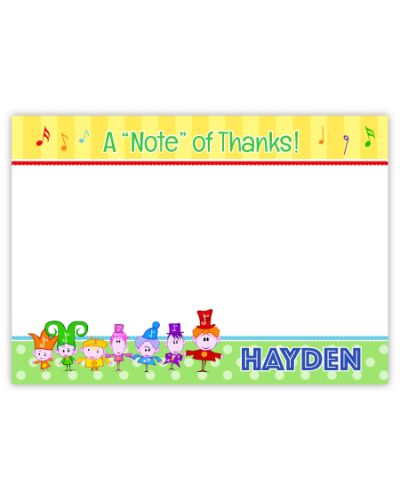 BabyFirstTV Notekins Personalized Note Cards