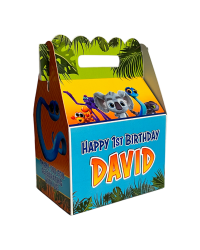 Back to the Outback Birthday Party Favor Gable Box