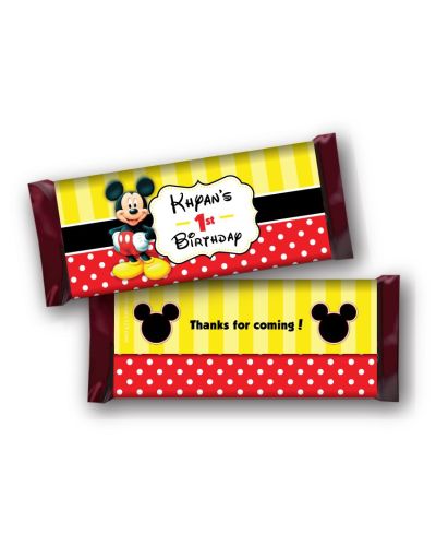 Classic Mickey Mouse Hershey Bar Wrappers