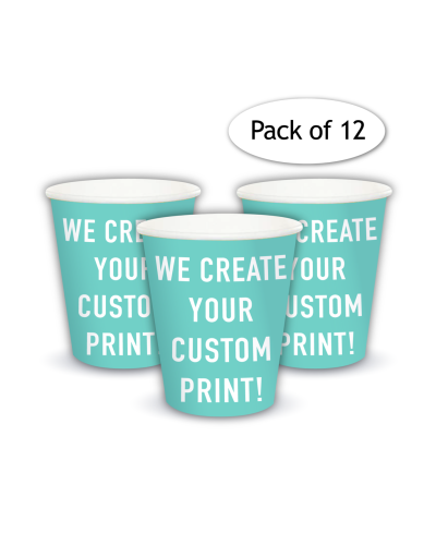 Custom Printed Personalized Party Cups 12 count