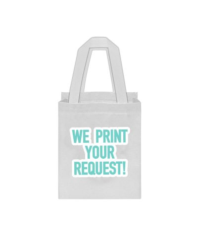 Favor Tote Bag, Personalized Fabric Favor Tote Bag Handles, your party theme and guest of honor's name printed on non-woven material, reusable fabric bag, wedding shower favor, birthday party favor bag, piñata candy bag, custom bag party