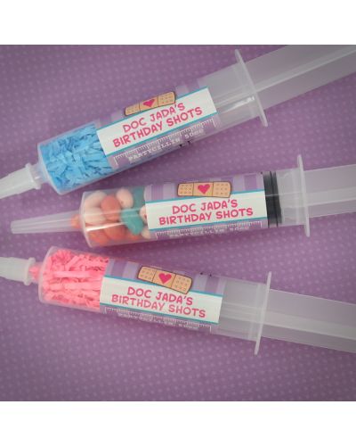 Doc McStuffins RX Treat Shot Syringes Personalized Favors