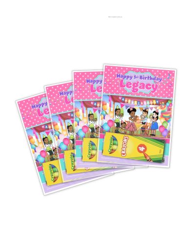Coloring Book party Favor for your Gracie's Corner birthday party on sale at Amys Card & Party Shoppe! From adorable Gracie's Corner party decorations to personalized tableware and party favors, make your little one's celebration unforgettable with our de