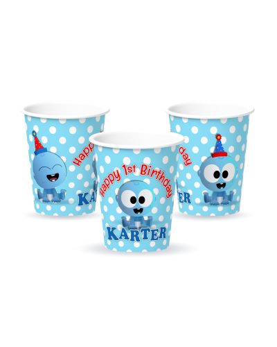 BabyFirst Baby Goo Goo Personalized Party Cups, 12 count