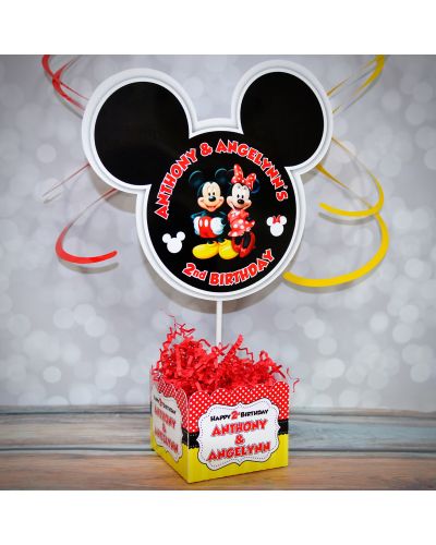 Mickey & Minnie Mouse Large Table Centerpiece
