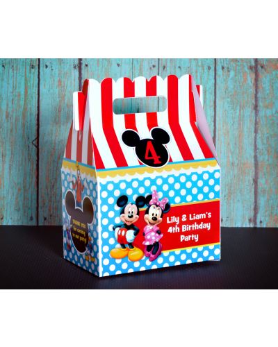 Mickey Mouse and Friends Party Gable Favor Box