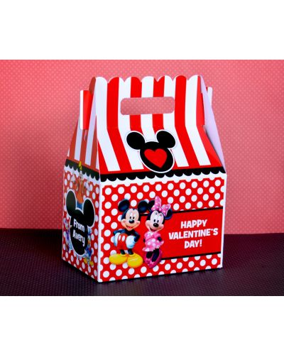 Mickey Mouse & Minnie Mouse Valentine's Day Treat Box