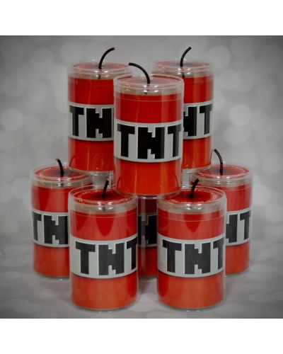 MineCraft TNT Candy Can Favor Box
