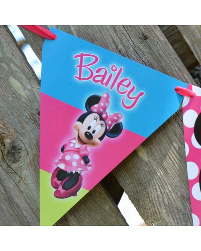 Minnie Mouse Bowtique Party Ribbon Banner