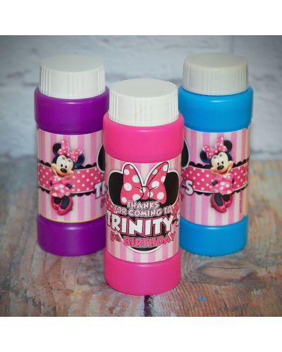 Minnie Mouse Pinky Dot Bubbles