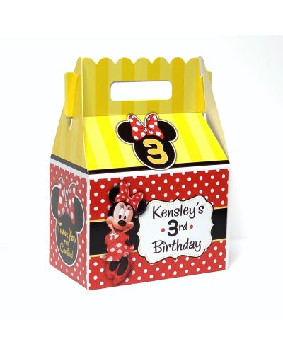 Minnie Mouse Classic Party Gable Favor Box