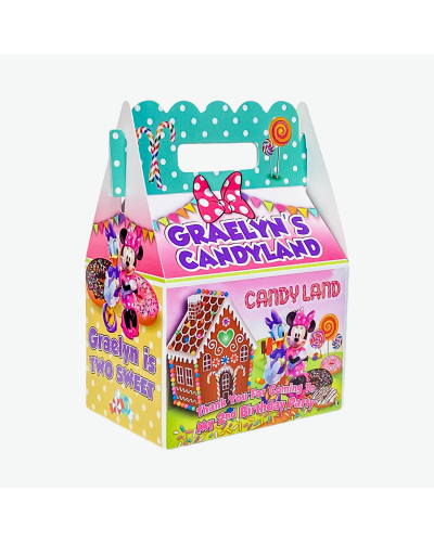 Minnie Mouse Sweet Shoppe Birthday Party Favor Gable Box