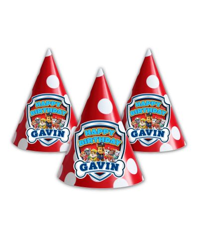 Paw Patrol Birthday Party Hats, 12count