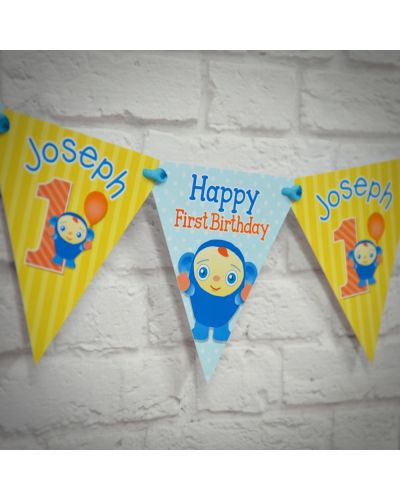 Peek-A-Boo Personalized Highchair Banner