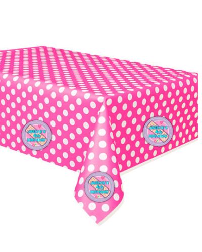 Pink Polka Dot Doc McStuffins Party Table Cover