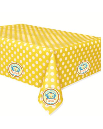 Peek-A-Boo Birthday Party Table Cover