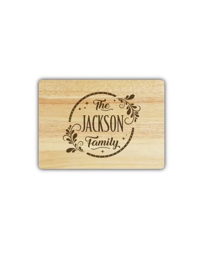 Lovely decor piece as well as functional cutting board. We will laser engrave a name, monogram, company logo, favorite verse, funny caption, your favorite team, a cherished hand written family recipe, or any design you'd like.