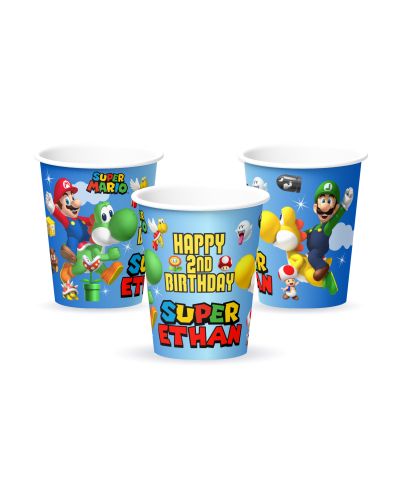 Cars Movie Personalized Party Cups for kids birthday party supplies