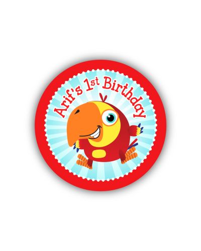 VocabuLarry Party Personalized 2.25" Stickers