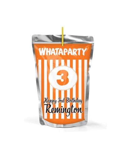 Whataburger theme Party, Whataparty Theme, whatabirthday, whatababy, What-a-Party, Personalized juice pouch labels, fit caparison kids drink pouches and others like kood-ade koolers, custom party snacks, whataburger party labels