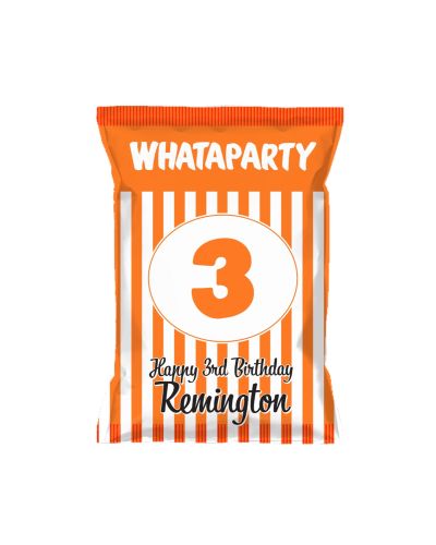 Whataburger theme Party, Whataparty Theme, whatabirthday, whatababy, What-a-Party, Personalized Chip Bags Pouches, custom party snacks, whataburger party labels