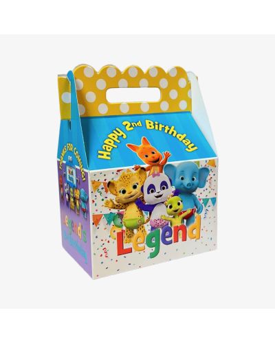 Word Party Birthday Party Favor Gable Box