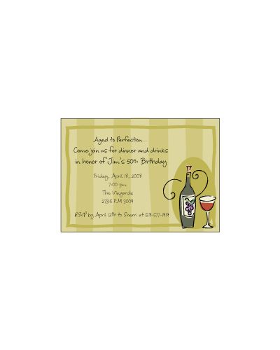 From the Vine Wine Invitation