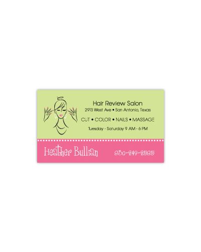 Beautician or Salon Business Cards