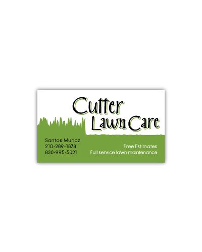 Lawn Care or Landscape Business Cards