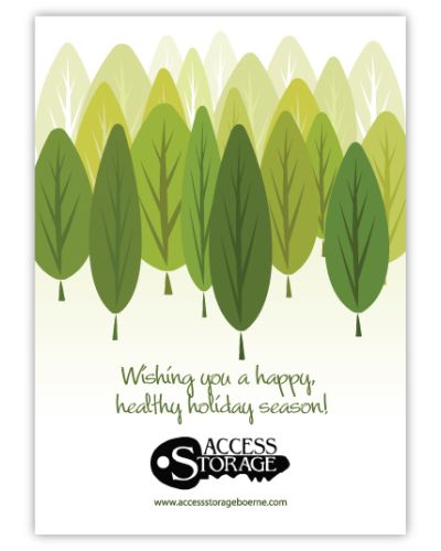 Going Green Corporate Holiday Card
