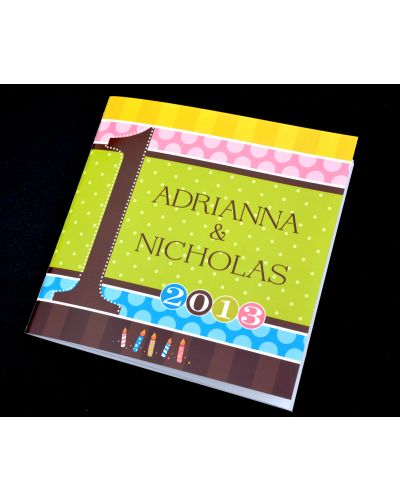MADE-TO-MATCH Birthday Memory Book & Guestbook