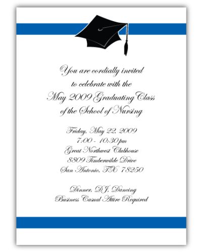 Simplicity Graduation Invitation, 16 count