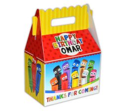 BabyFirst ColorCrew Party Personalized Gable Favor Box