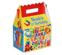 BabyFirst TV Favorites Party Personalized Gable Favor Box