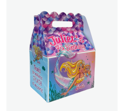 Barbie Mermaid Birthday Party Favor Gable Box
