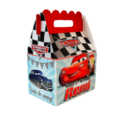 Cars Lightning McQueen & Mater Party Favor Box with Doc and Mac