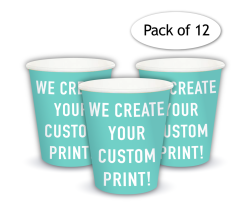 Custom Printed Personalized Party Cups 12 count