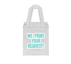 Favor Tote Bag, Personalized Fabric Favor Tote Bag Handles, your party theme and guest of honor's name printed on non-woven material, reusable fabric bag, wedding shower favor, birthday party favor bag, piñata candy bag, custom bag party