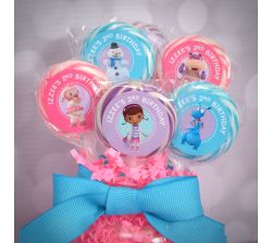 Doc McStuffins Personalized Lollipop Favors