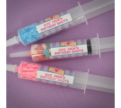 Doc McStuffins RX Treat Shot Syringes Personalized Favors