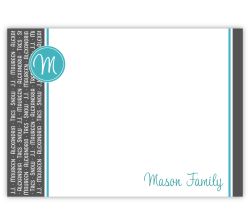 Family Repeat Note Card Horizontal